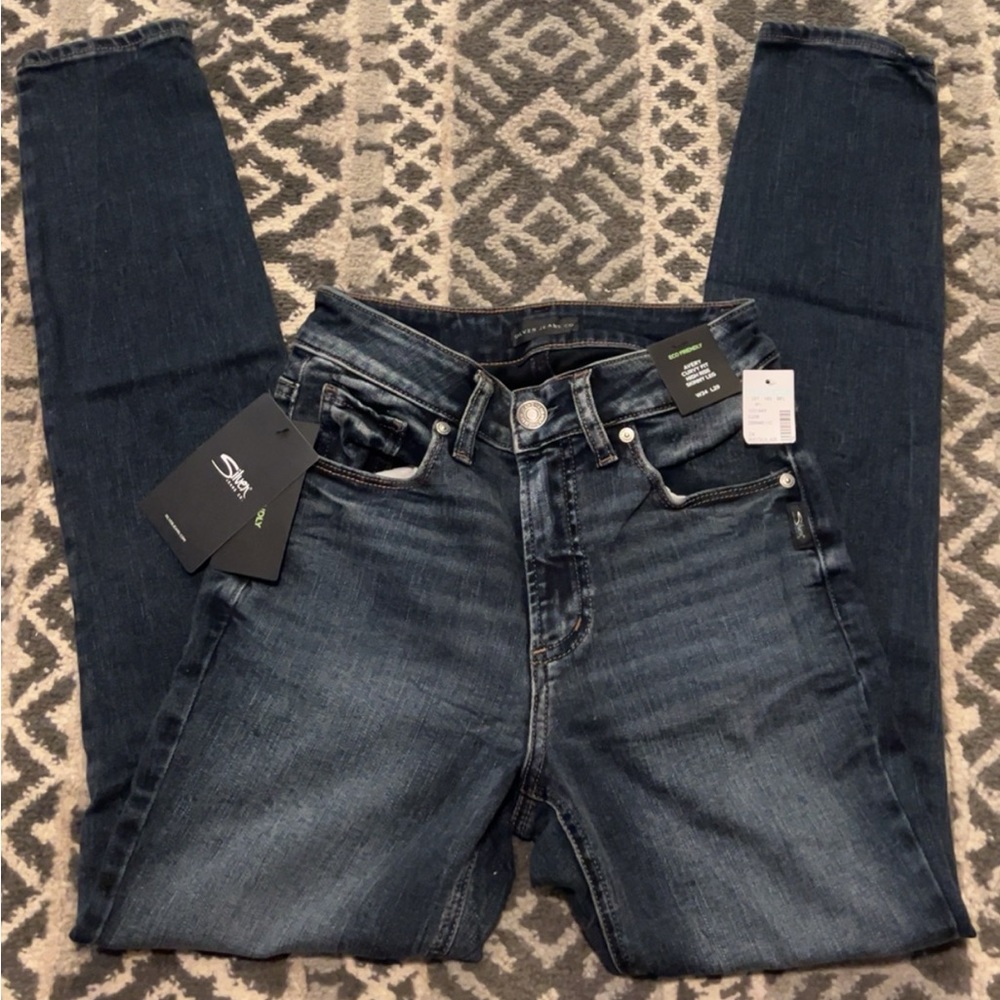 Brand new silver jeans